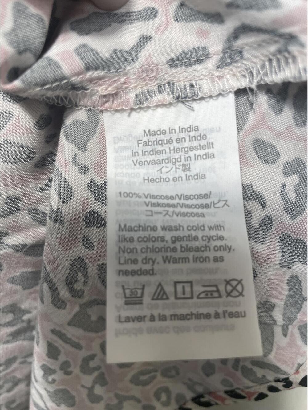J Crew Womens Size Small Pink Leopard Animal Print Wrap Dress Maxi Flowy Casual - Picture 6 of 8